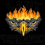 Virginia Lady Fire Hawks Logo